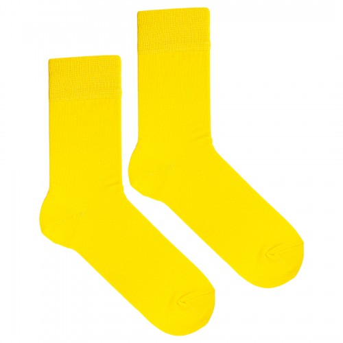 Мужские и женские жёлтые носки оптом
