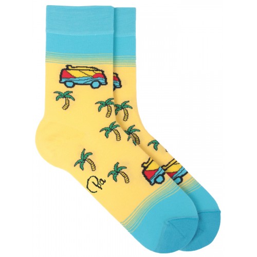 Купить Цветные носки с принтом "Серфинг"