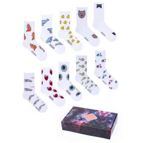 10 пар набор носков со спортивной резинкой SPB10-1