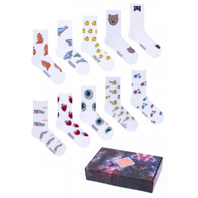 10 пар, набор носков в подарочной коробке спортивные SPB10-1