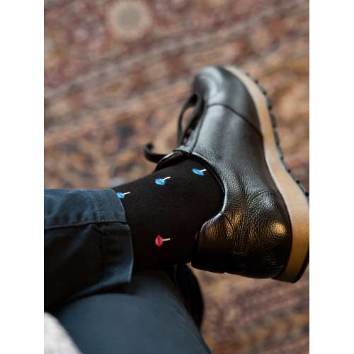 Черные носки с принтом Чпа-Чупсы