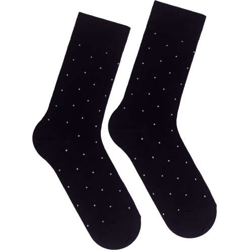 Купить Черные носки с белыми точками