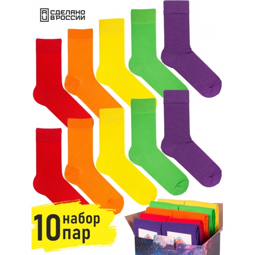 Набор цветных носков Babushka F10-04