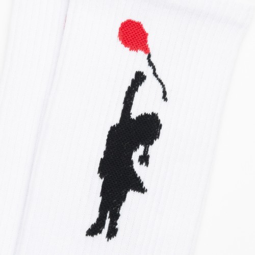 Спортивные носки девочка с шариком (Banksy) S25
