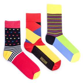 3 пары, набор цветных носков CM-3
