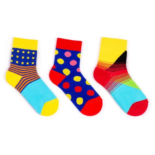 Набор детских ярких носков, 3 пары
