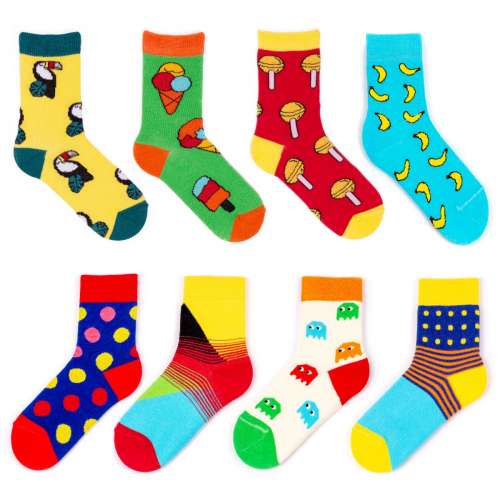 Набор детских цветных носков, 8 пар