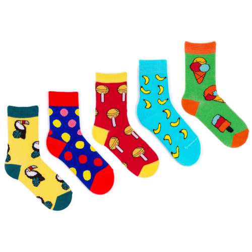 Набор детских цветных носков, 5 пар
