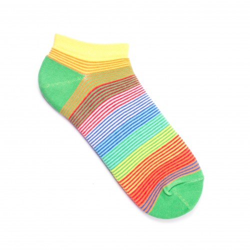 Цветные носки в тонкую полоску