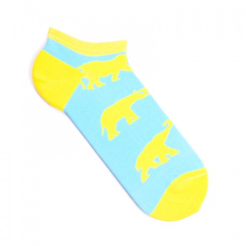 Цветные носки со слонами