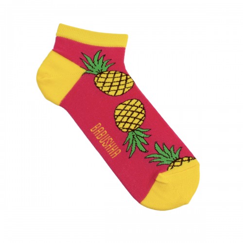 Цветные носки с ананасами 